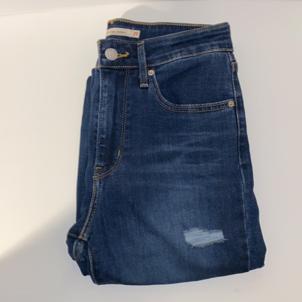 Levi Strauss & Co 721 high rise skinny jeans